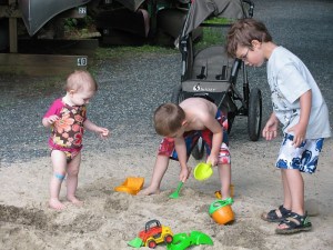 Such purposeful digging from these boys!