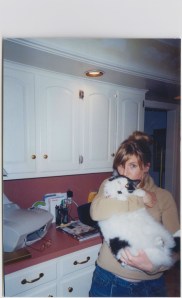 The author and Roogie, in former times.