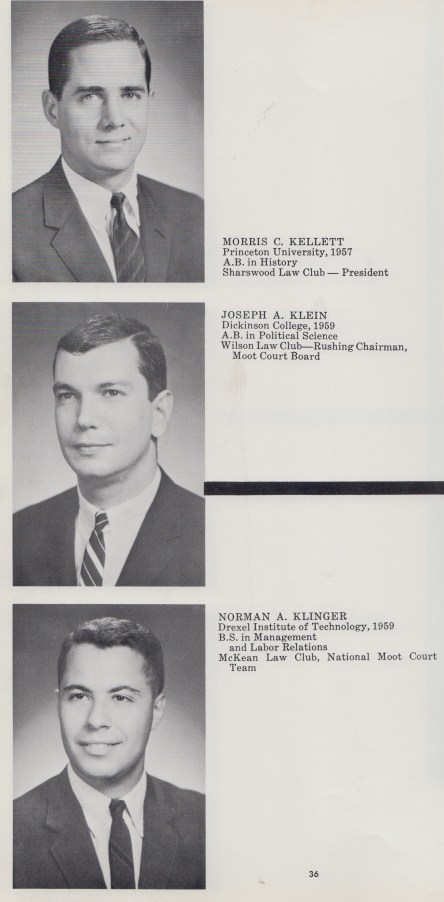 Law school yearbook.