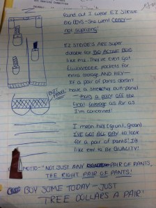 Okay, so maybe things would have turned out differently if I had only been taking math notes!