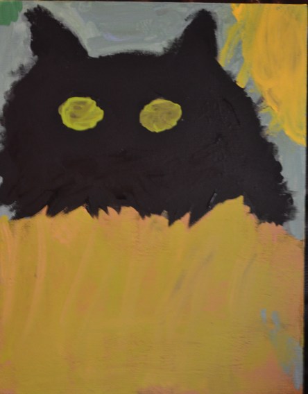 Blacky as envisioned by the author's younger daughter, 7.