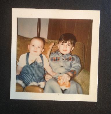 The author and his older brother.