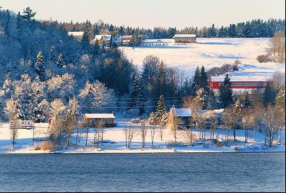 The landscape of the author's childhood.