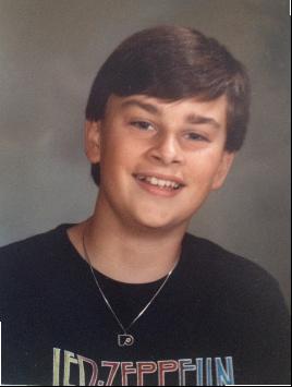 The author as a teen