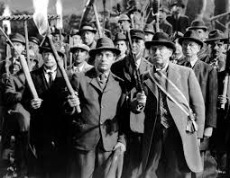 The villagers and their torches!