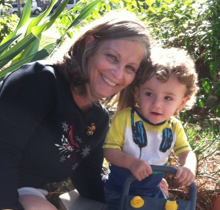 The author and her grandson