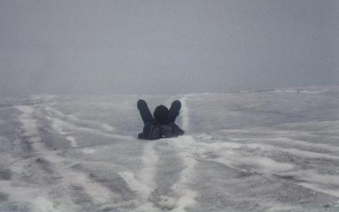 The author rides the Schilthorn