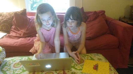 Maisy and Silver edit their interview.