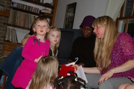 At Jude's baby shower in 2009 (also pictured, Marame and Amanda)