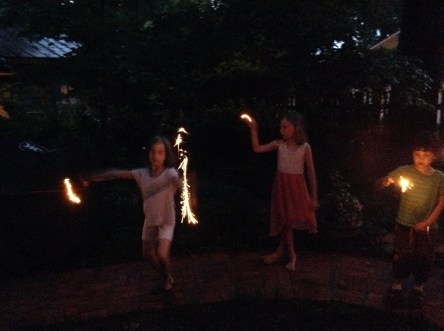 Maisy's 8th birthday, 2014.