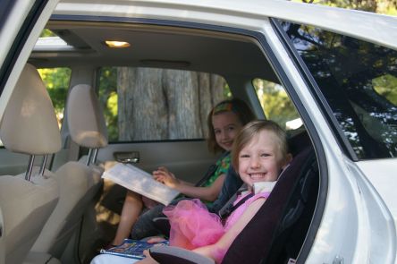 Carpooling to school in 2011.